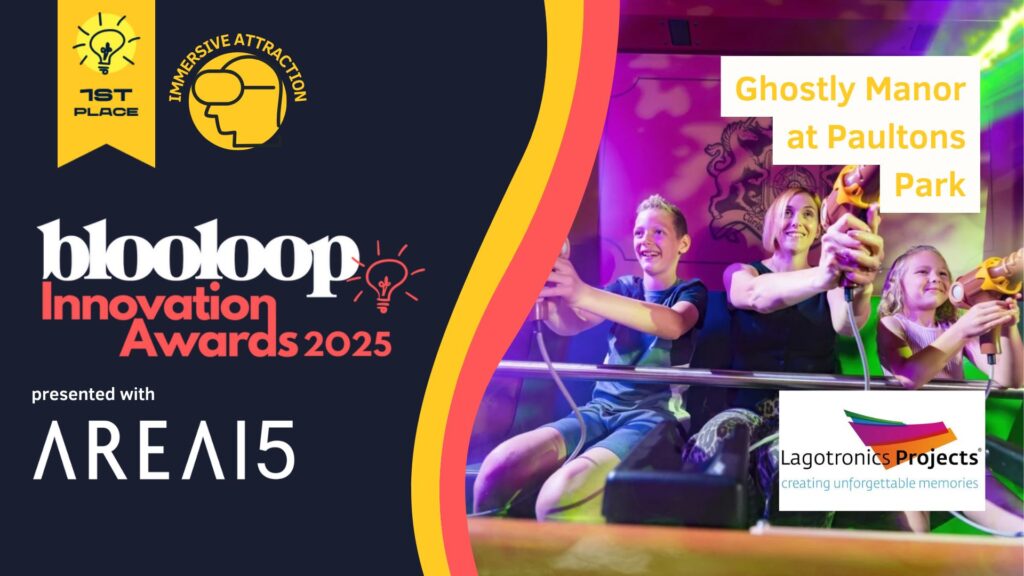 Ghostly Manor wins Best Immersive Attraction at the Blooloop Innovation Awards